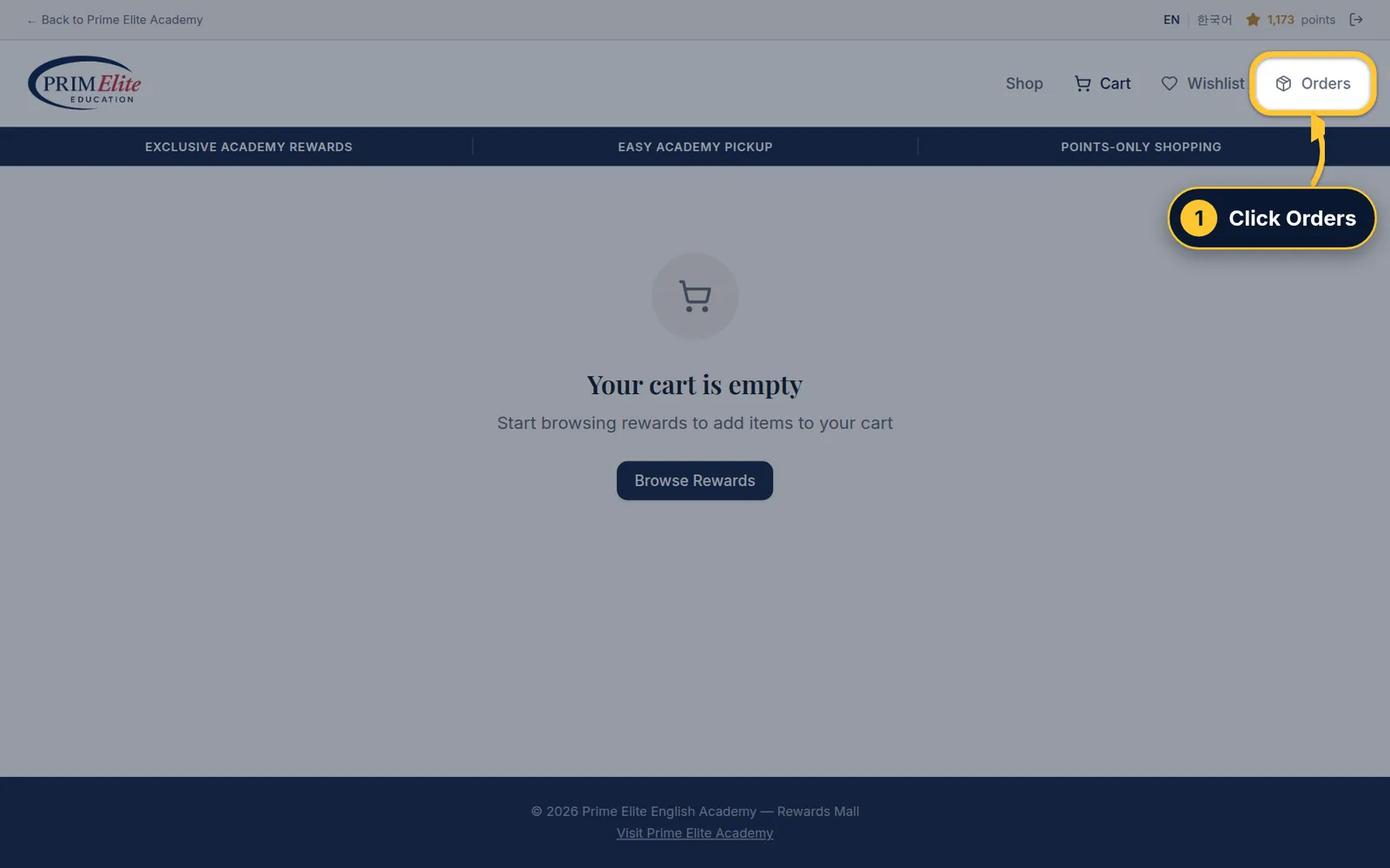Find your orders